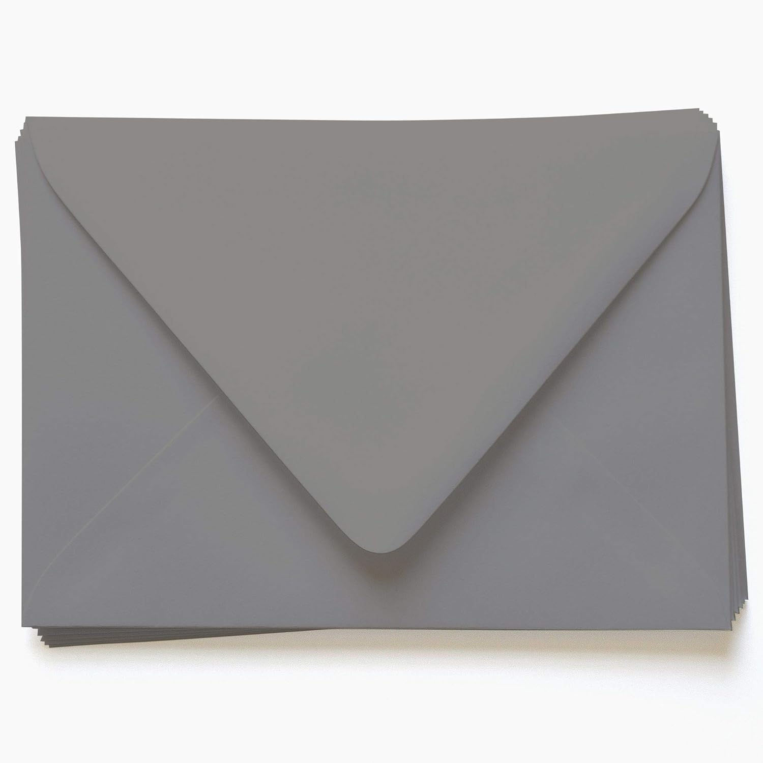 Cobblestone Gray Envelopes - A1 Gmund Colors Matt 3 5/8 x 5 1/8 Euro Flap 81T, 25 Pack