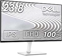 Dell - Monitor FHD S2425H-Cinza 60,47 cm (23,8") 1920x1080 a 100Hz, Alto-falante duplo de 5W integrado, tempo de resposta: 4ms (extremo), 99% sRGB (típico), sem fogueira, brilho: 250 cd/m2 (típico),