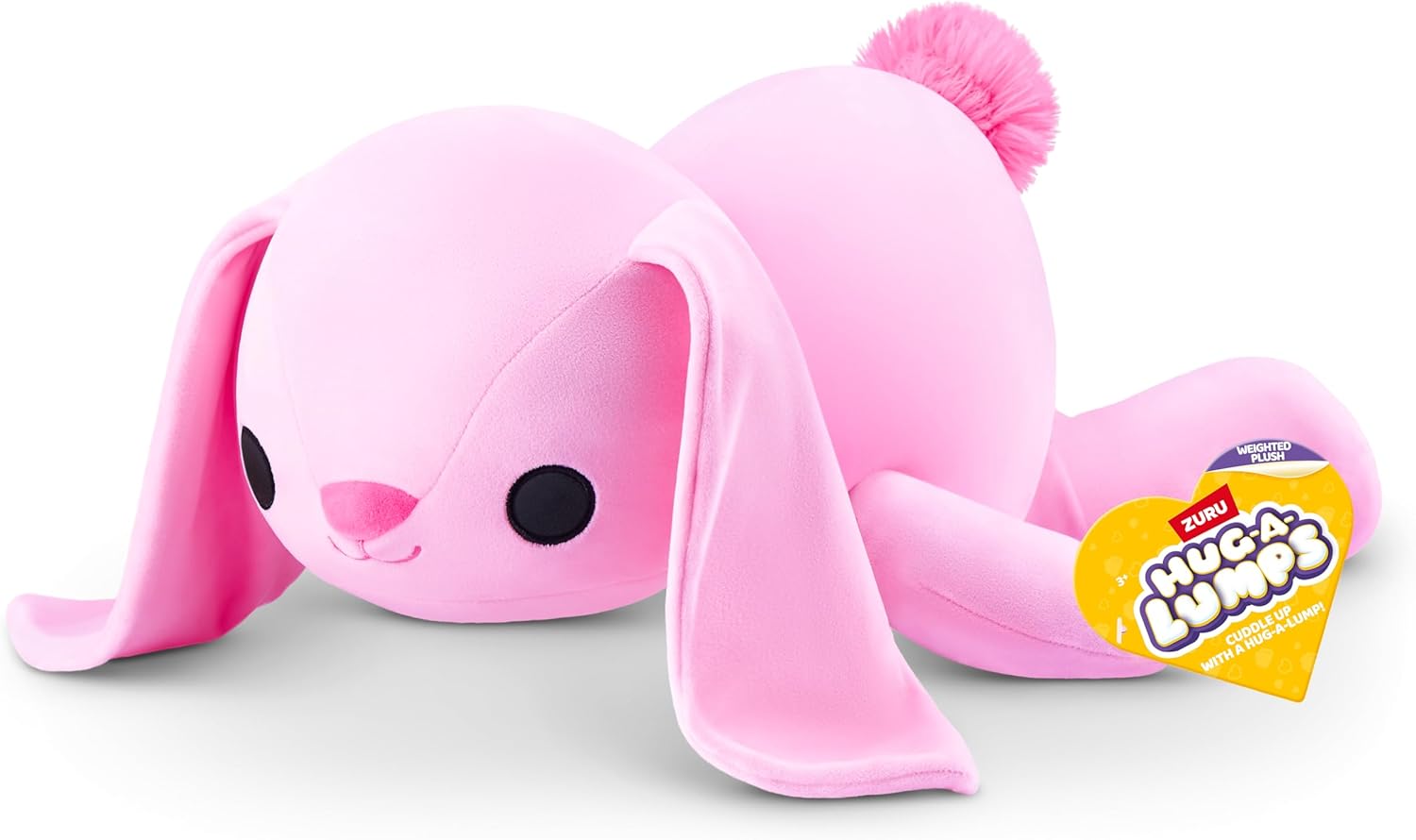 Bunny(Hazel) Weighted Plush 3.3 Lbs, Cuddly, Squishy, Comfort Plush, Anti-Stress by ZURU