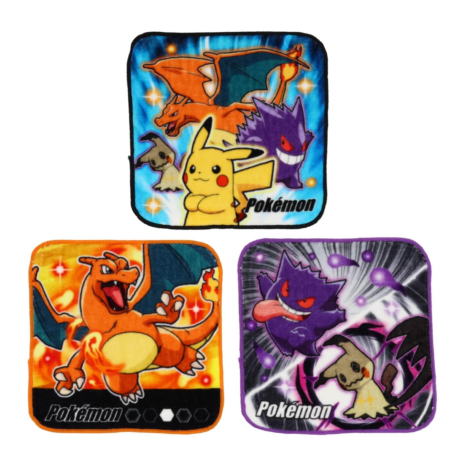 shobido 粧美堂 ポケモン ミニタオル 3枚組 < ポケモン > pokemon PK00400 入園入学シリーズ - 2