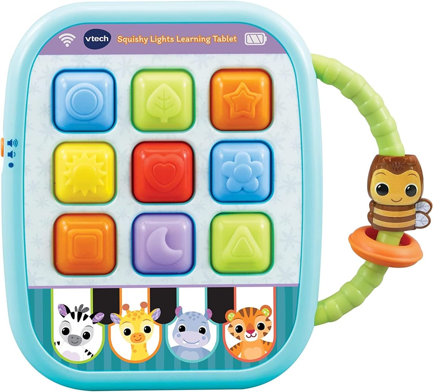 VTech Baby Squishy Lights Learning Tablet, Sensory Toy with Lights, Colours & Sounds, for Boys & Girls 6, 12, 24 + months, English Version