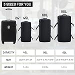 MIER Grand sac à dos Duffel Sports Gym Bag avec compartiment de chaussures, lourd et imperméable