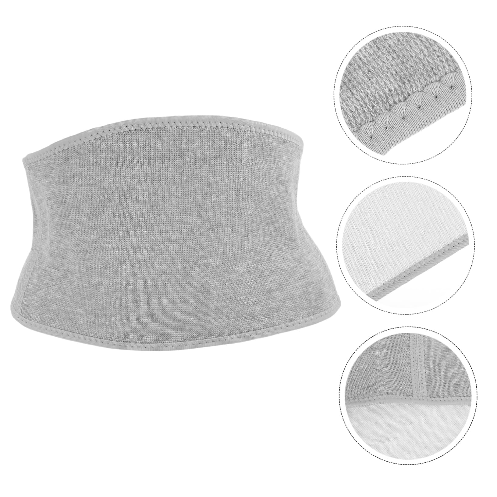 SHERCHPRY 1Pc Light Grey Breathable Waist Supporter Protective Belt for Lumbar Support Cotton Waist Brace for Outdoor Activities Durable for Men and Women