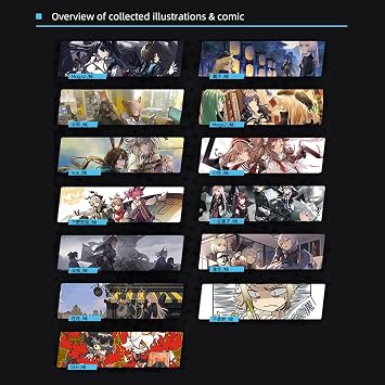 RZAHUAHU Arknights Official Merch Illustration Vol.1 Authentic Collection Set 108 pages (Vol.1)