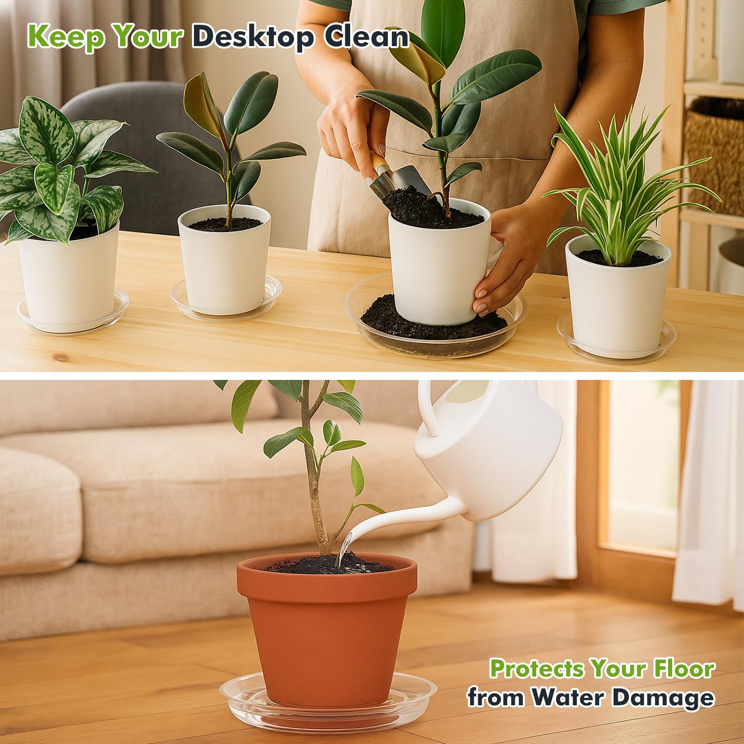 LATERN 6 Pezzi Vasi Per Piante Fiori In Plastica, 13CM, Colorato - Foto 9