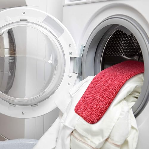 Miniatura 5 de Boao 10 almohadillas reutilizables de microfibra para trapeador, repuesto de cabeza de 16.5 pulgadas, almohadillas de pulverización de revelación de