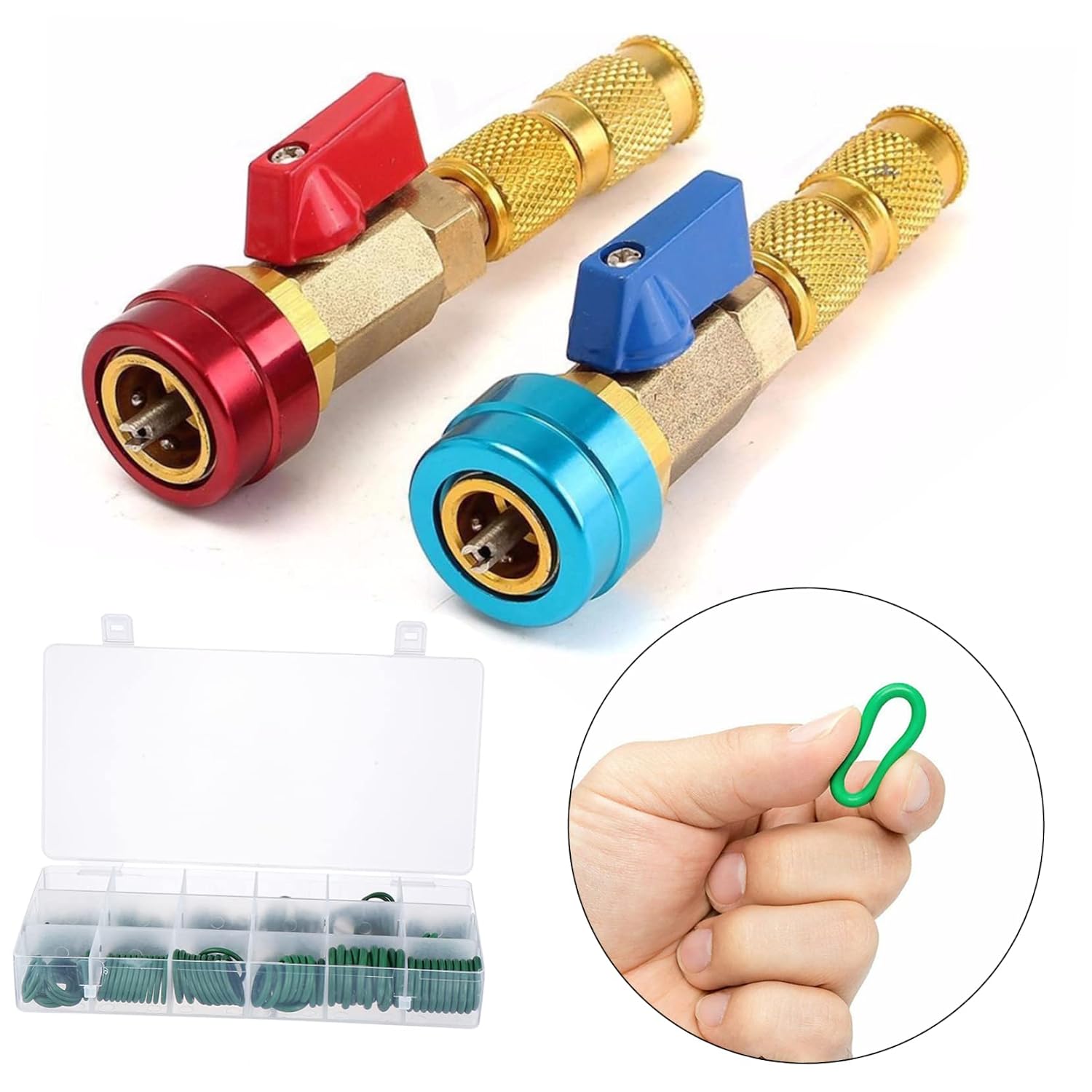 Balacoo 265Pcs Sealing Gasket Washer Kit for Automotive and Appliances Rubber Assortment Set Organized Case for Easy Installation and Protection of Various Equipment