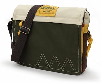 Cappadocia Vintage 4009 Ephesus Shabby Shoulder Postman 15.6 inch Laptop School Travel Daily Vintage Cotton Bag