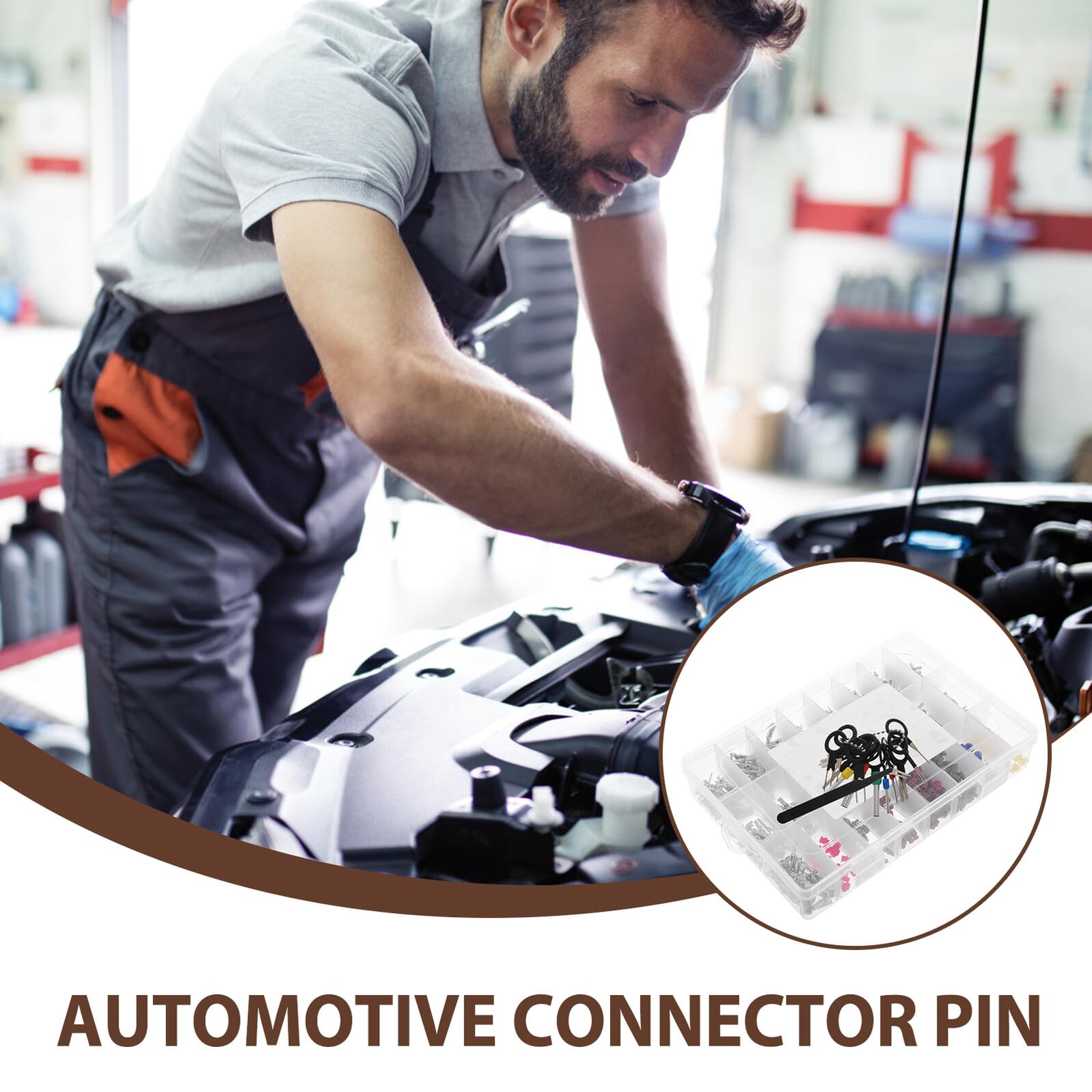 Connecteur à Broches Automobile 700 Pièces Alliage Plastique pour Voiture