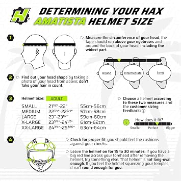 HAX Modular Flip-Up Dual Visor Motorcycle Helmet Adult DOT/ECE Approved
