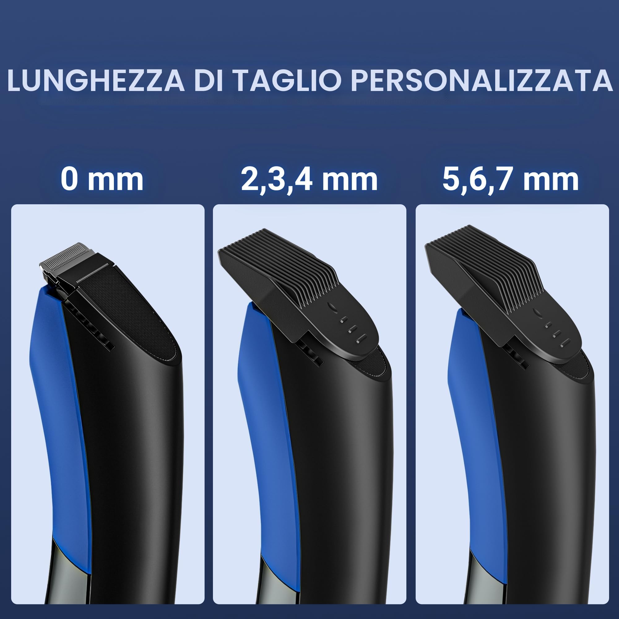 BarberBoss rasoio elettrico corpo uomo, rasoio corpo intimo ricaricabile, impermeabile, delicato per inguine e peli pubici, blocco viaggio