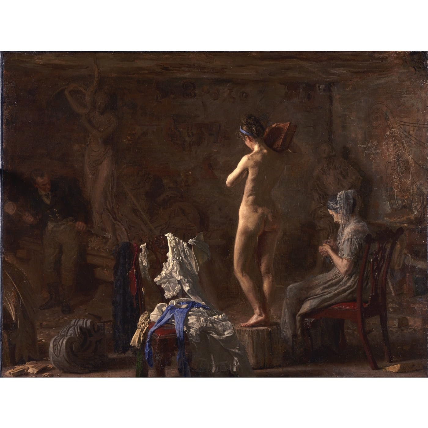 Thomas Eakins William Rush affiche art premium giclée