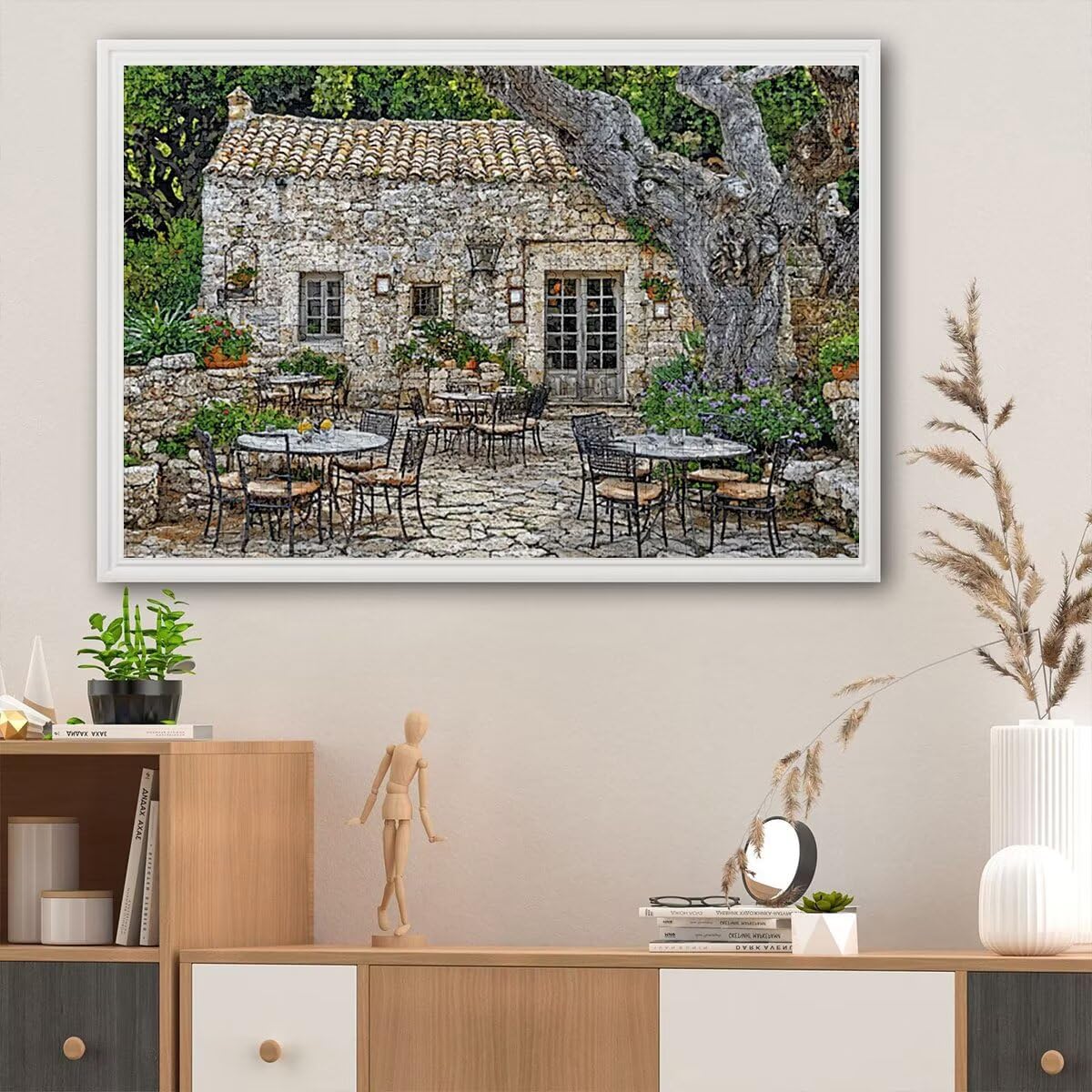 Puzzle 1500 Piezas Cabina, Puzzle Árbol con Caja Regalo Adultos, DIY 1500 Piezas Rompecabezas de Madera para Adultos, Rompecabezas Desafiante para Decoración del Hogar y Paredes, Regalo Mujer, P-57