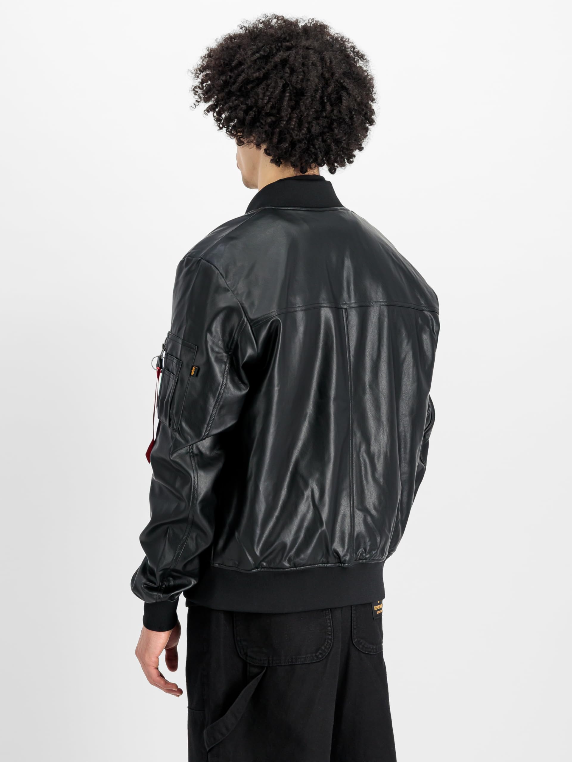 ALPHA INDUSTRIES Płaszcz Mężczyźni Alpha Industries Wegańska kurtka skórzana MA-1 VF dla mężczyzn (1 w zestawie)