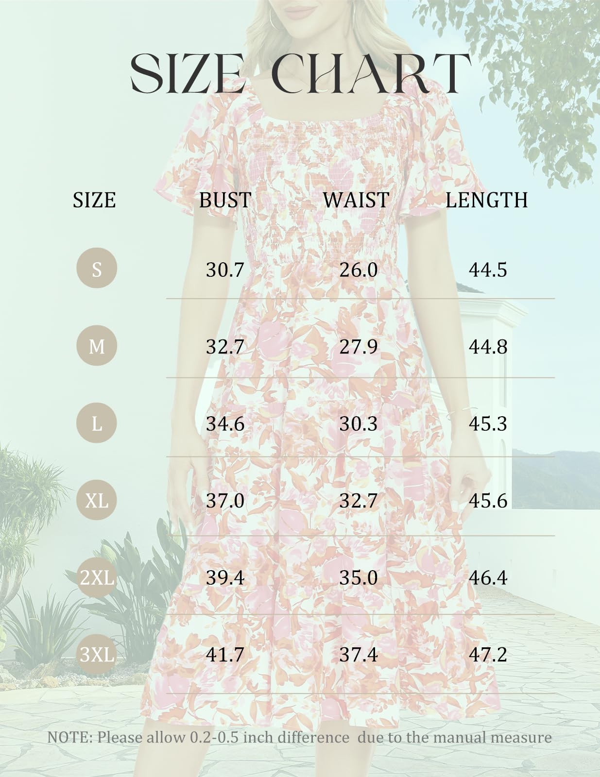 Bbonlinedress Robe été Femme Chic et Elégant à Fleurie pour Plage Casual Cocktail Soirée Bal Top Elastique Manches Courtes