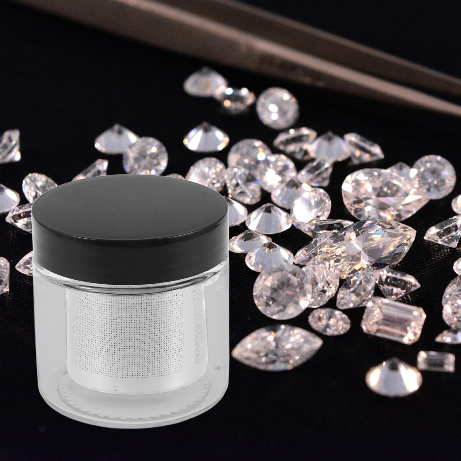 TEHAUX 4stücke Cleaning Cup Vielseitiger Schmuck Und Uhrenreiniger Für Funkelnde Ergebnisse Glasflasche Effektiven Von Schmuckstücken Armbanduhren Und Kleinen