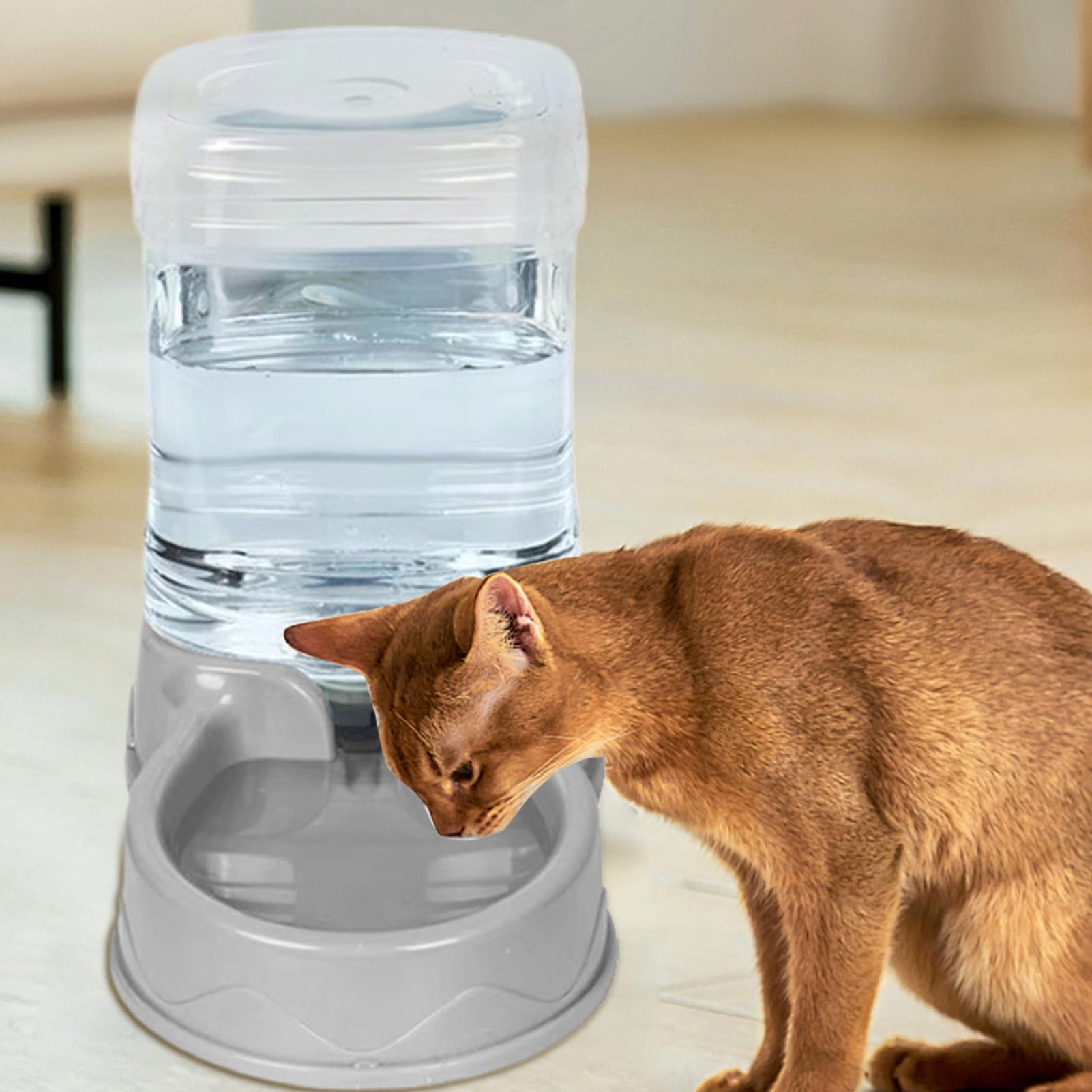 automático para gatos para alimentos secos, fuente automática de gran | capacidad, práctico alimentador de mascotas | Solución fiable para animales domésticos, accesorios cómodos para gatos y