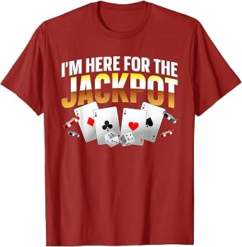 Cool Casino Art for Men Women Gambling Casino Player Gambler T-Shirt