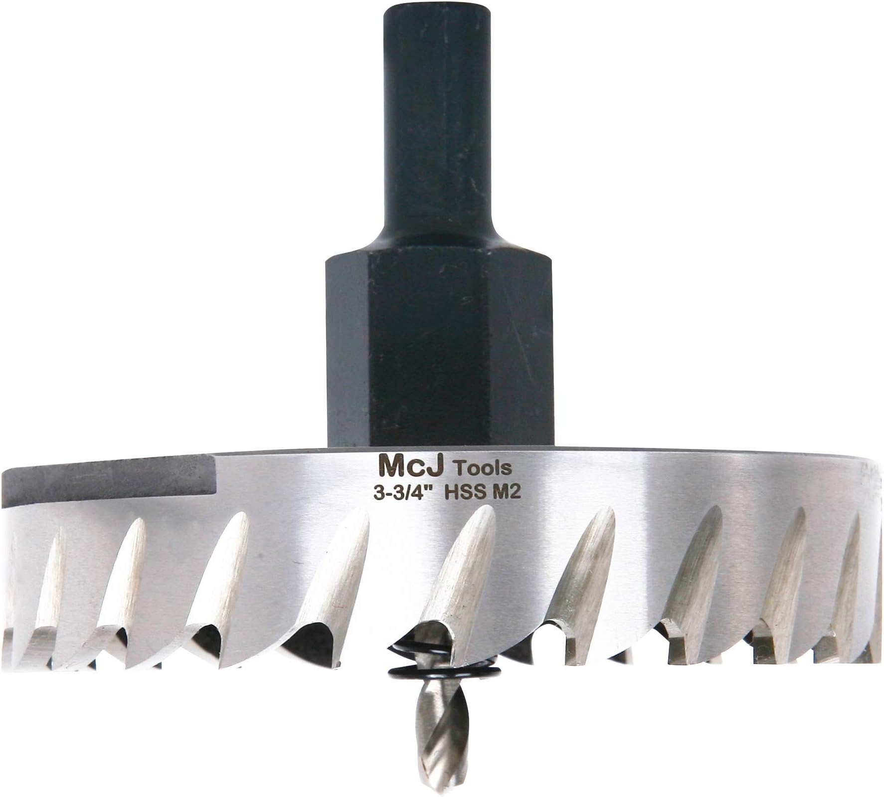 - 3-3/4 Inch HSS M2 Drill Bit Hole Saw for Metal, Steel, Iron, Alloy, Ideal for Electricians, Plumbers, DIYs, Metal Professionals