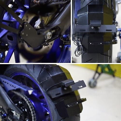 Miniatura 7 de Soporte protector de licencia para guardabarros trasero para Yamaha MT-09 FZ-09 2014 2015 2016, FJ-09 MT09 Tracer 2015-2020 Luz guardabarros de