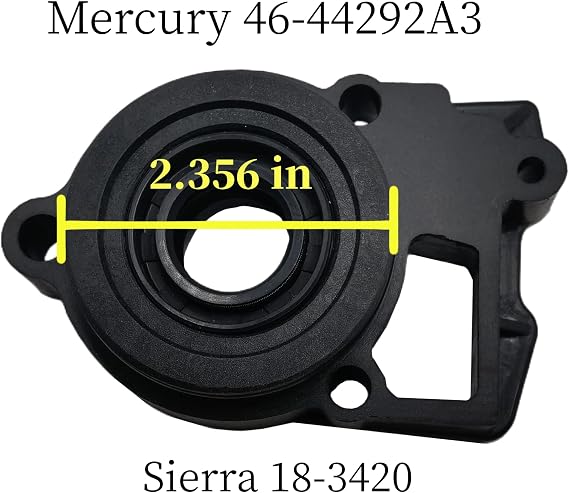 96148A8 Water Pump Repair Kit with Housing and Base for Mercury Outboards and for MerCruiser Alpha One Stern Drive Replaces 46-96148A8 Sierra 18-3320