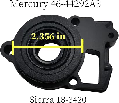 96148A8 Water Pump Repair Kit with Housing and Base for Mercury Outboards and for MerCruiser Alpha One Stern Drive Replaces 46-96148A8 Sierra 18-3320