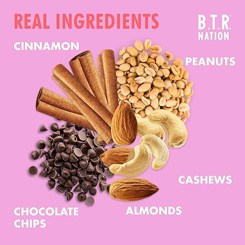 Miniatura 4 de B.T.R. Bar Superfood - Barras de proteína cetogénica, proteína vegana a base de plantas, alimentos bajos en carbohidratos, bajos en calorías, sin