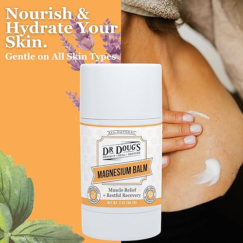 Miniatura 4 de Dr. Doug's - Bálsamo de magnesio 100 % orgánico, ingredientes totalmente naturales, alternativa no tóxica al sulfato de magnesio, para evitar