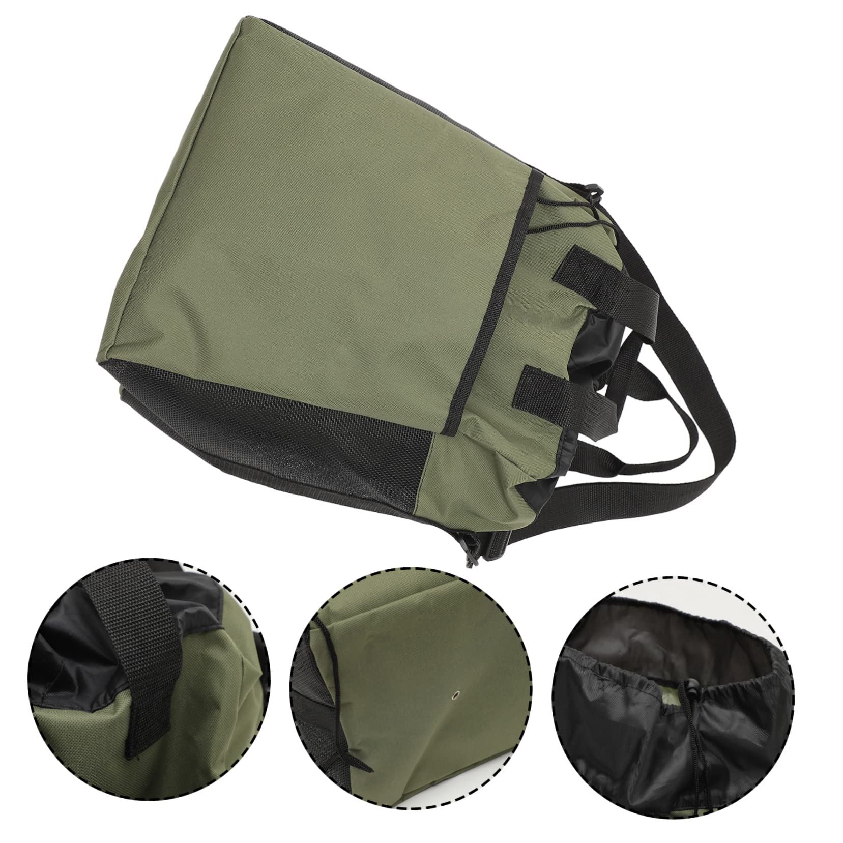 Multifunktionale Stiefel Transportbehälter aus Oxford Stoff Verstellbare Angelboot Speichercontainer für Wasserfeste Gummistiefel Geruchsreduzierend und Formstabil