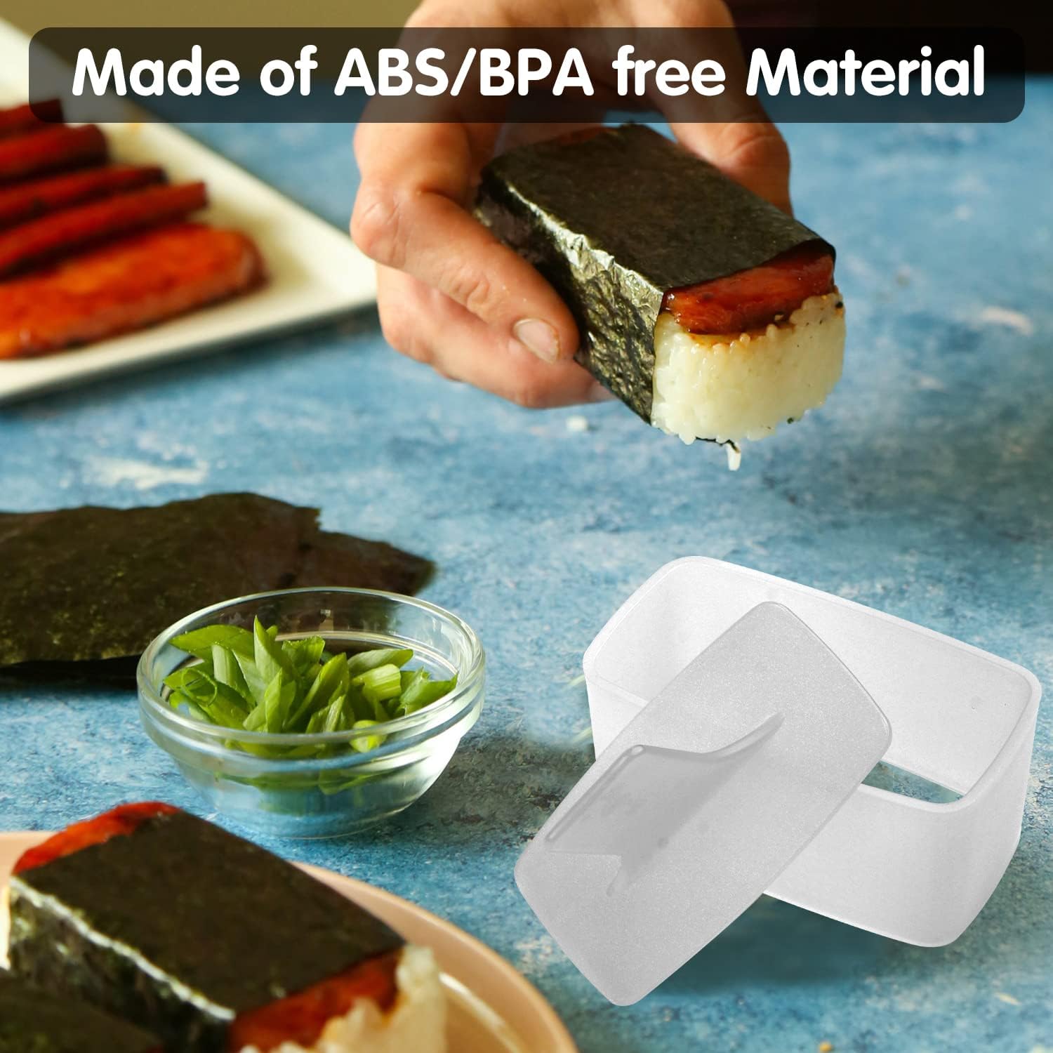 Spam Musubi Mold, 2 Pack Musubi Maker Press, Make Your Own Hawaiian Spam Musubi at Home, BPA Free, Non-Stick, The Original Musubi Mold Used in Hawaii restaurants image 5