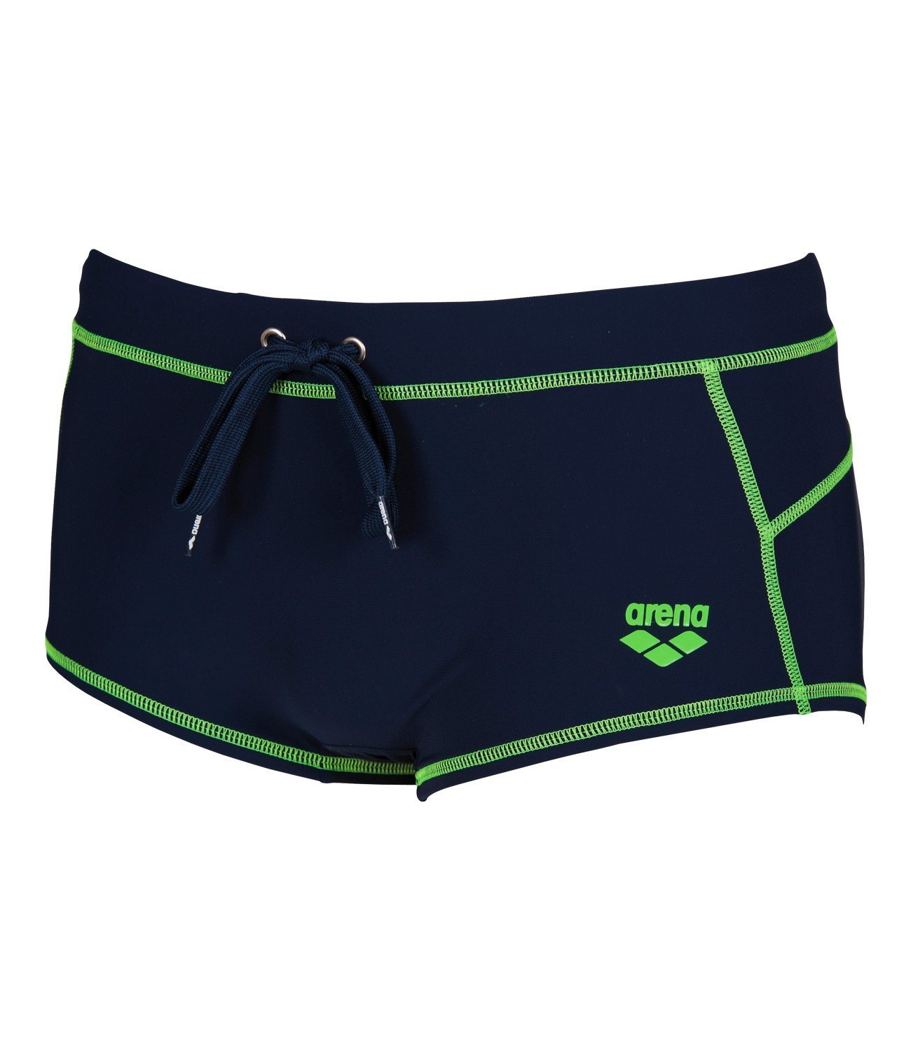 Men's Revo Low Waist Short, Navy, Shiny Green, 38