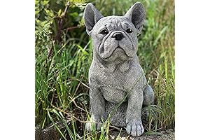 French Bulldog Dog Statue Outdoor Yard Art