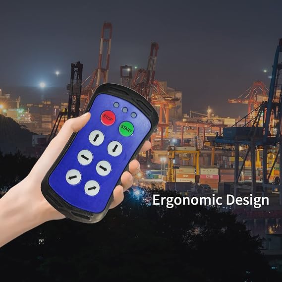 A600 Wireless Crane Remote Control Electric Chain Hoist 6 Button Truck Tailgate Switch 12v Transmitter and Receiver