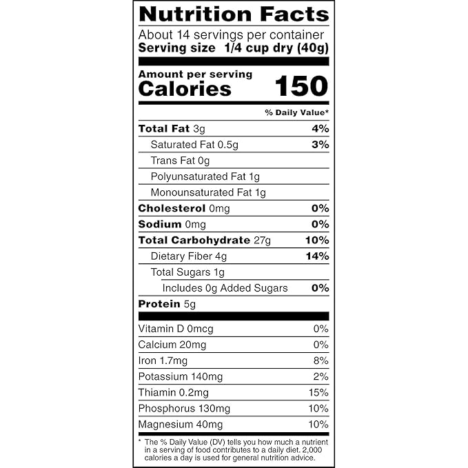 Quaker Avena Steel Cut Orgánica 20 oz Bolsa Resellable miniatura 7