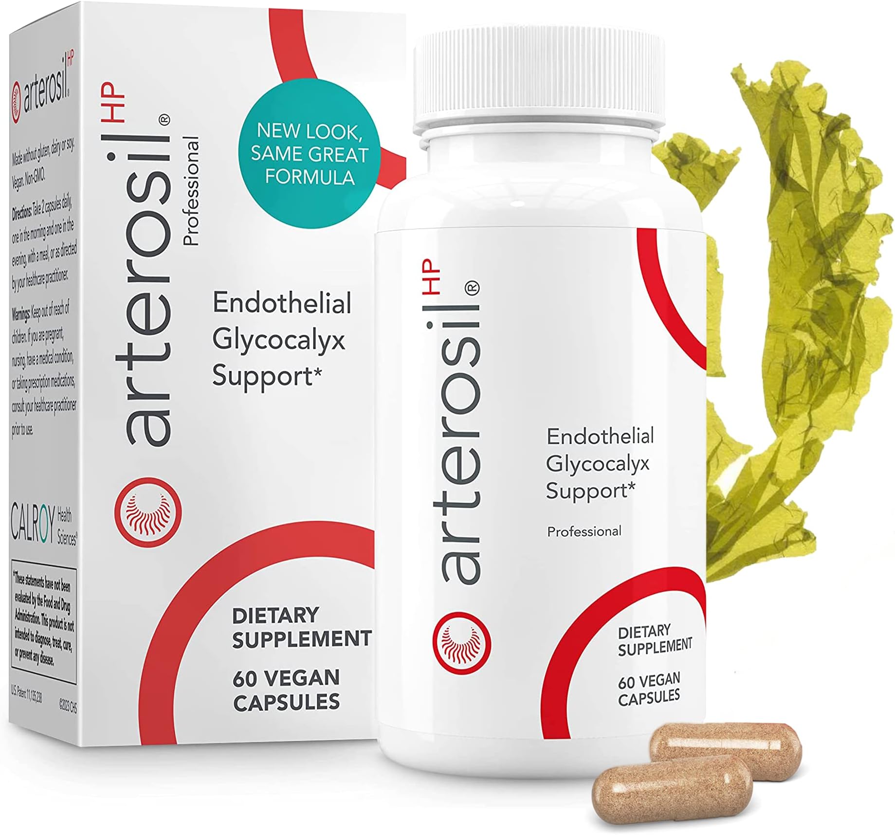 - Calroy Health Sciences Arterosil HP Professional - Endothelial Glycocalyx Support - Heart Health Support - Artery Health Support - Circulation Support – MonitumRS® Rhamnan Sulfate - Monostroma Nitidum