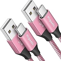 Vista 14 de etguuds Cable USB a USB C de 2 pies, paquete de 2 cables de carga USB A a tipo C de carga rápida para Samsung Galaxy A17 A16 A15 A26 A36 A56, S25