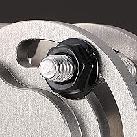 Vista 6 de M6 x 1.0mm tuercas de bloqueo hexagonales de brida dentada 100Pcs 304 de acero inoxidable 18-8, rosca completa, accionamiento hexagonal, acabado