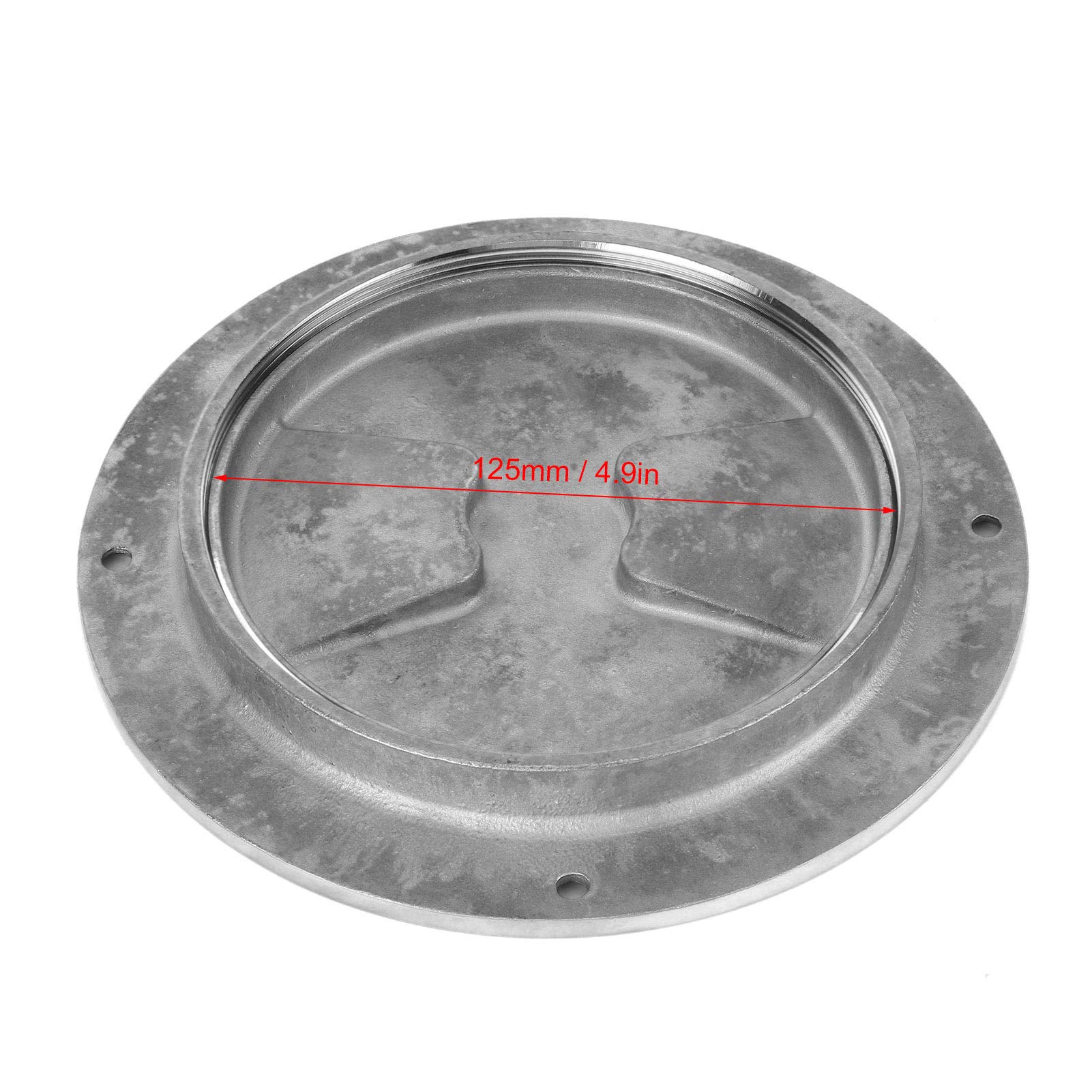 5" Edelstahl-Deckplatte mit O-Ring-Dichtung, Rostfreie Marine-Hardware für Yachten