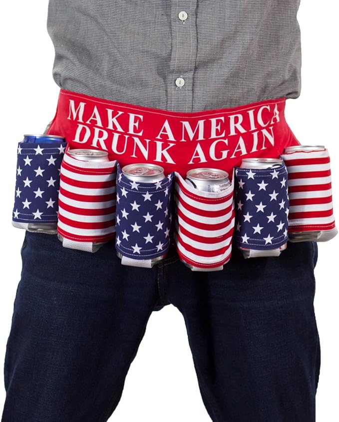 USA Patriotic Beer Belt