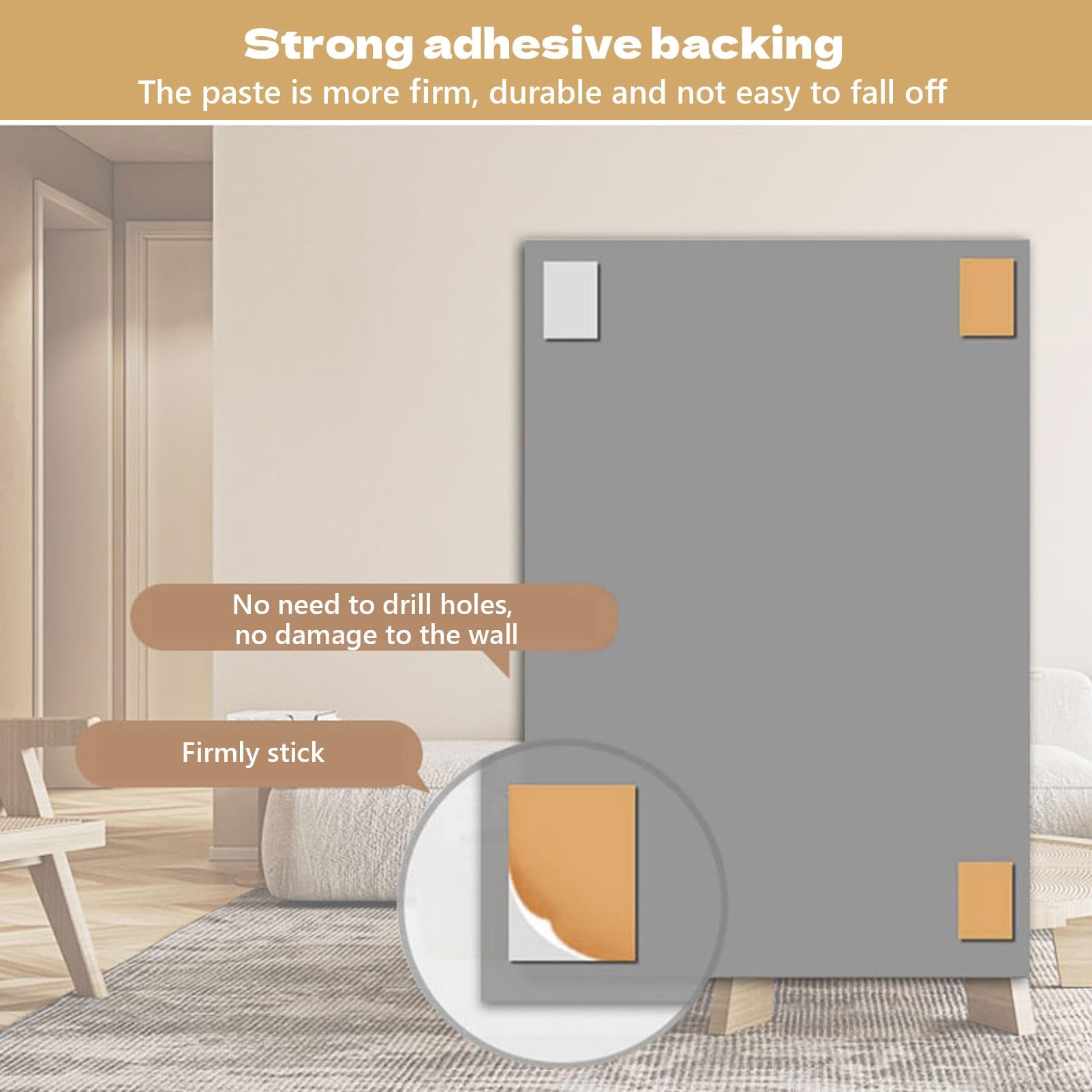 ZEOPLE Ganzkörper Spiegel 60x150cm - Selbstklebender Acrylspiegel Für Wand & Schrank