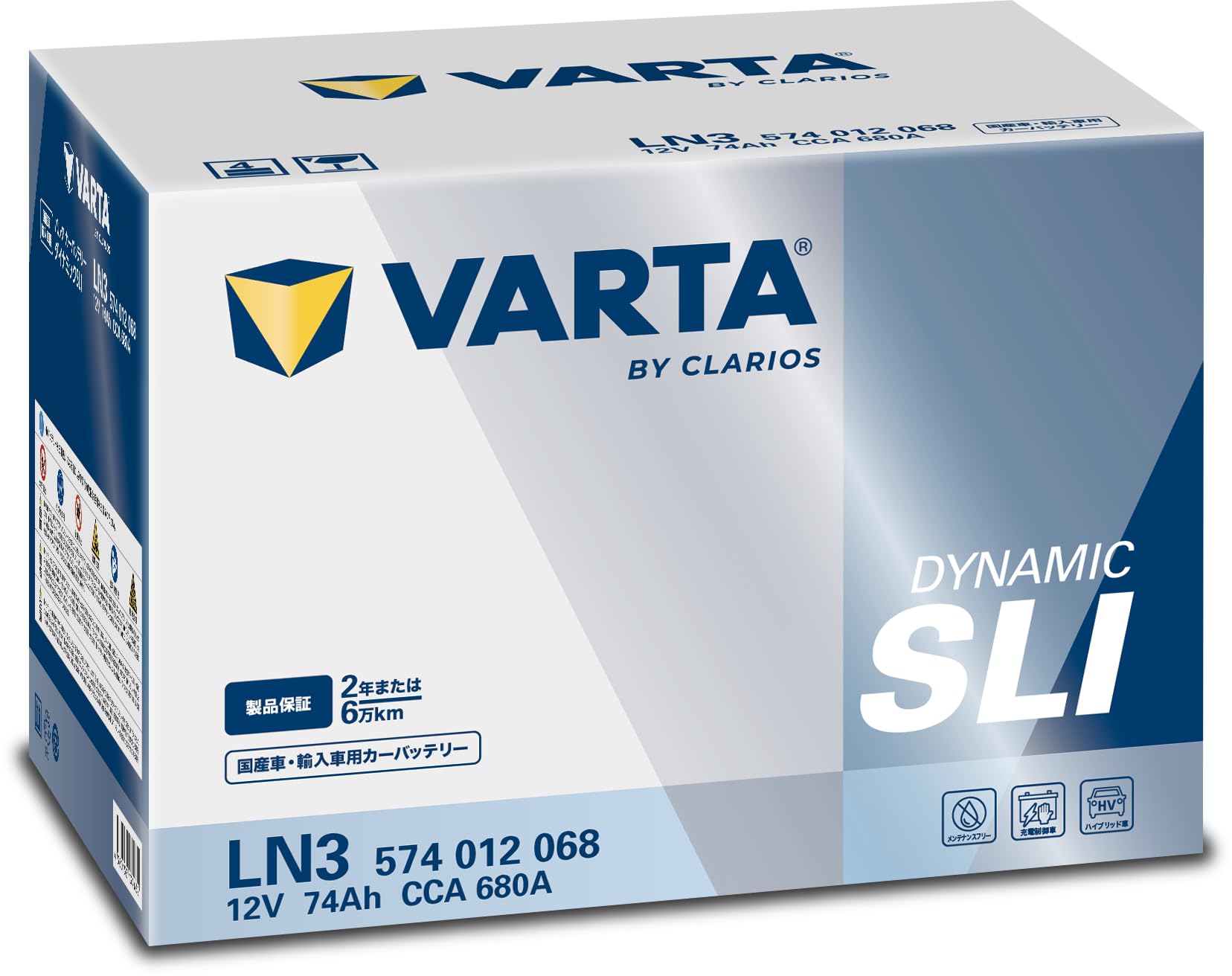 Amazon | VARTA(バルタ) Dynamic SLI LN3 (574 012 068) 輸入車・国産