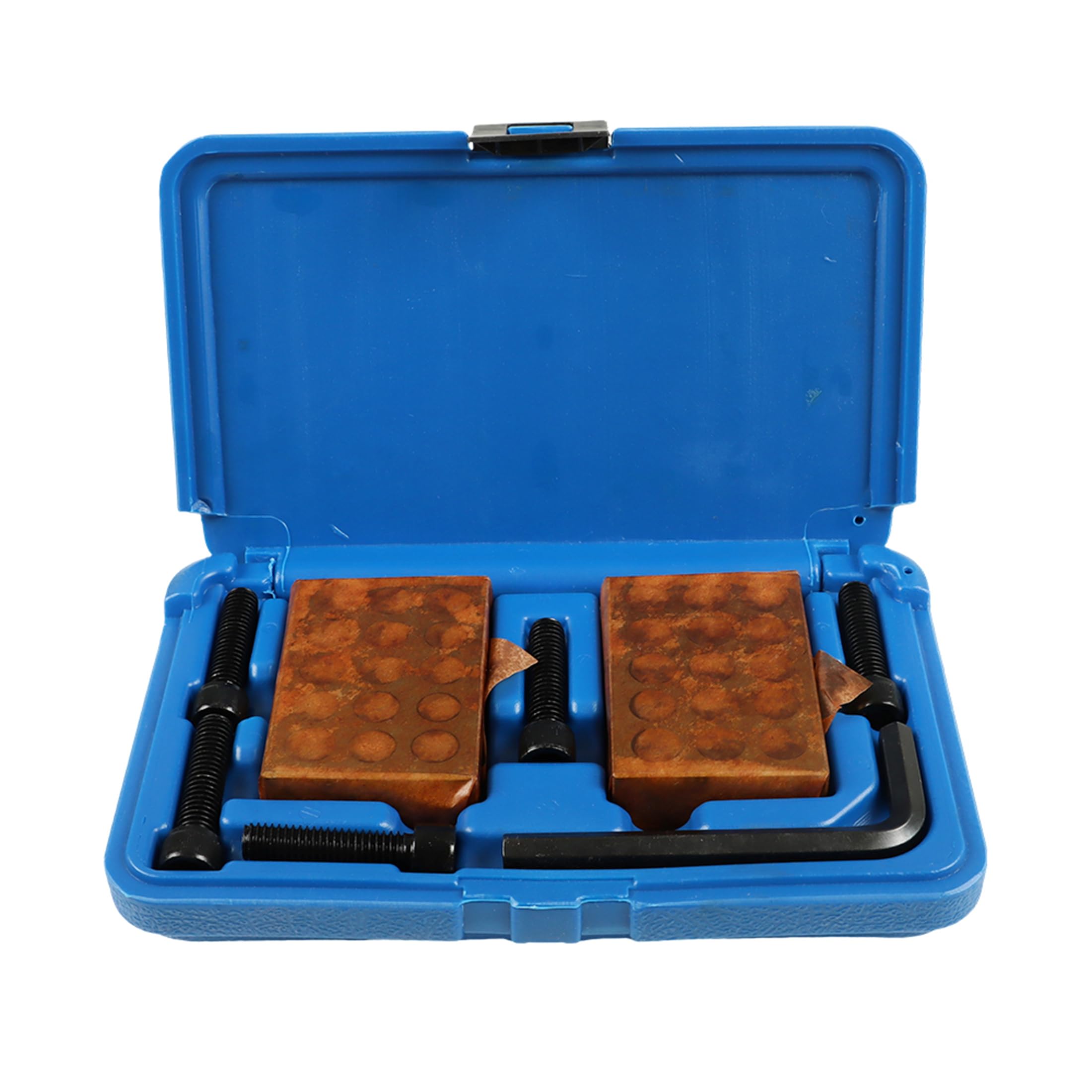 Thomletha 1 x 2 x 3 Blocks Matched Pair Accuracy 0.0001in 23 Holes Hardened Steel with Plastic Case