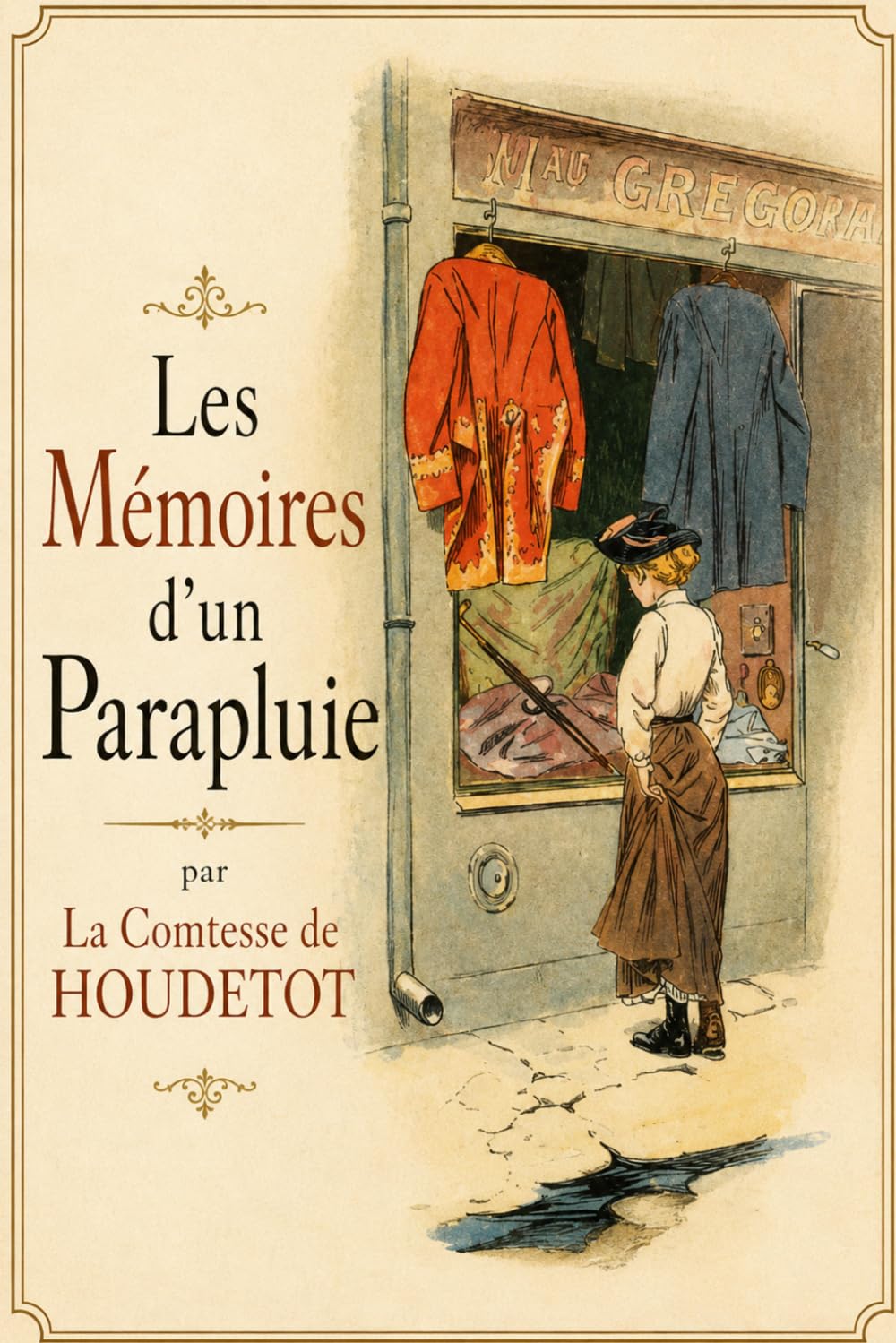 Les Mémoires d'un Parapluie — Édition illustrée: Conte classique français avec 48 illustrations originales de Henry Gerbault