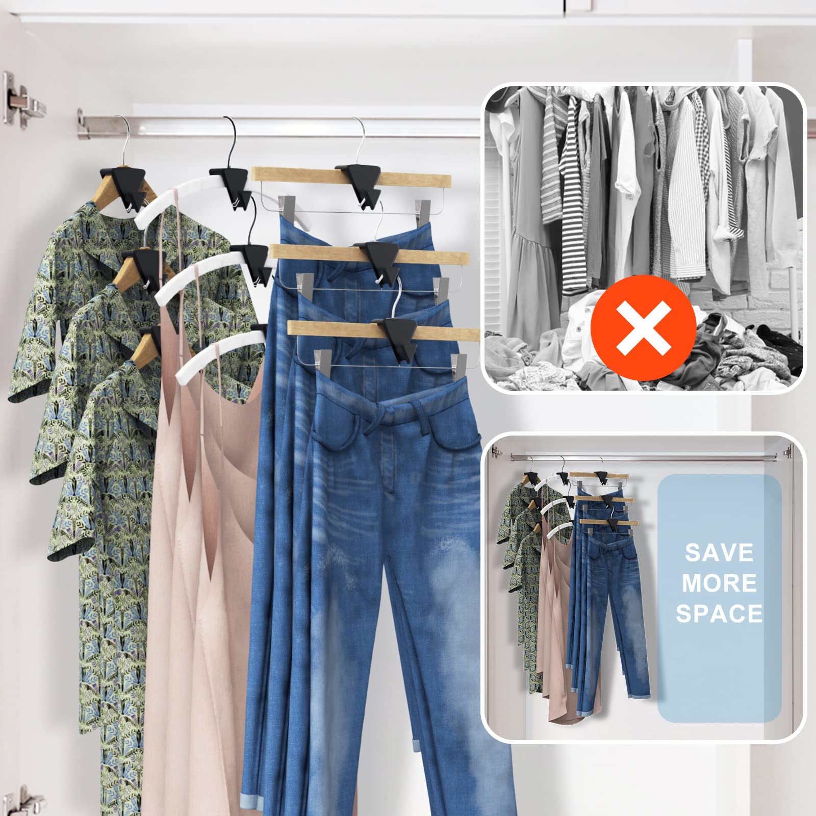 SHINING HOUSE 10 Ganci Sopraporta In Acciaio Inox, Reversibili, Per Porte Standard E Ante Di