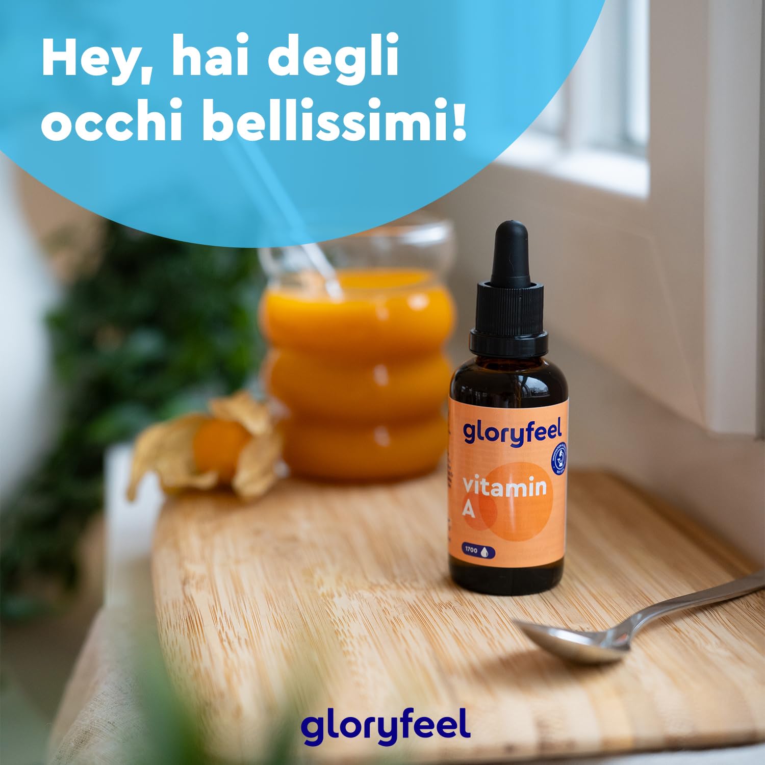 Vitamina A Gocce 3.333 UI 1.000µg, Integratore Vitamina A Pura 50 ml (1700 Gocce), Vitamina A da Palmitato di Retinile, Vitamina A Retinolo in Gocce in Olio TCM, Integratore Pelle & Vista Vit A