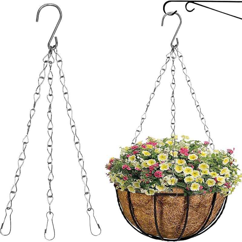 wire hangers for hanging baskets