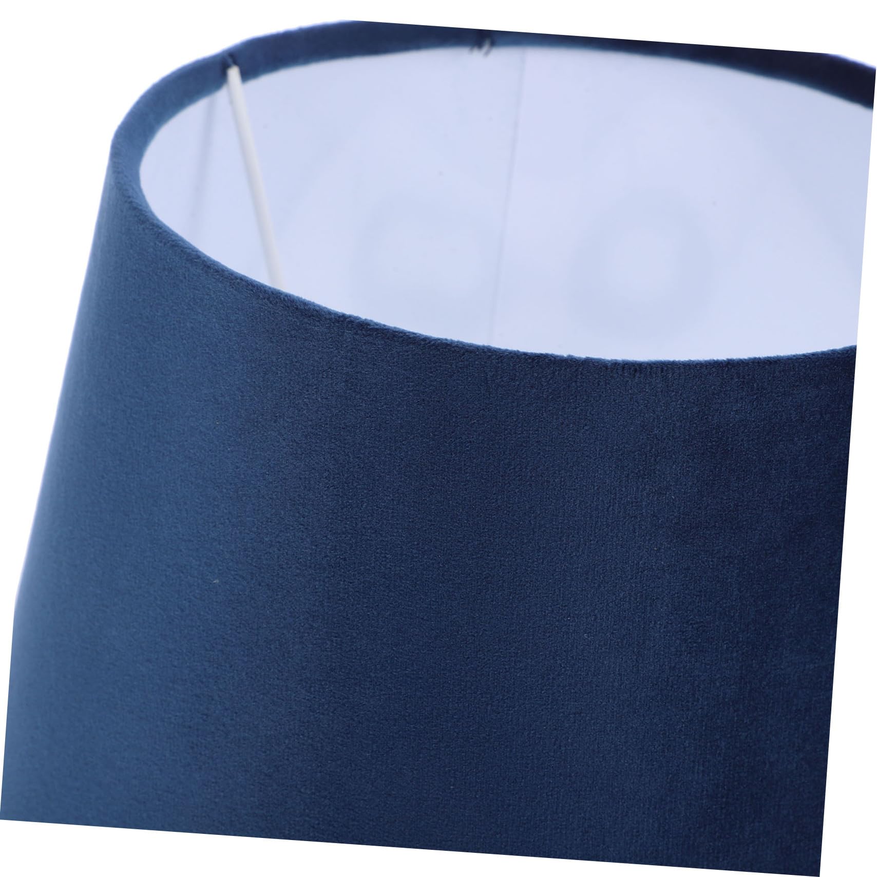 Lampenschirm Stoff Tischlampenschirm Ersatz Lampenschirmabdeckung Für E27 Schreibtischlampe Blau Mit 4,2cm Öffnung Wohnraumnachtlicht