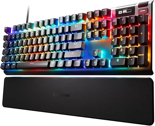 SteelSeries Apex Pro HyperMagnetic Gaming Keyboard — Adjustable Actuation —