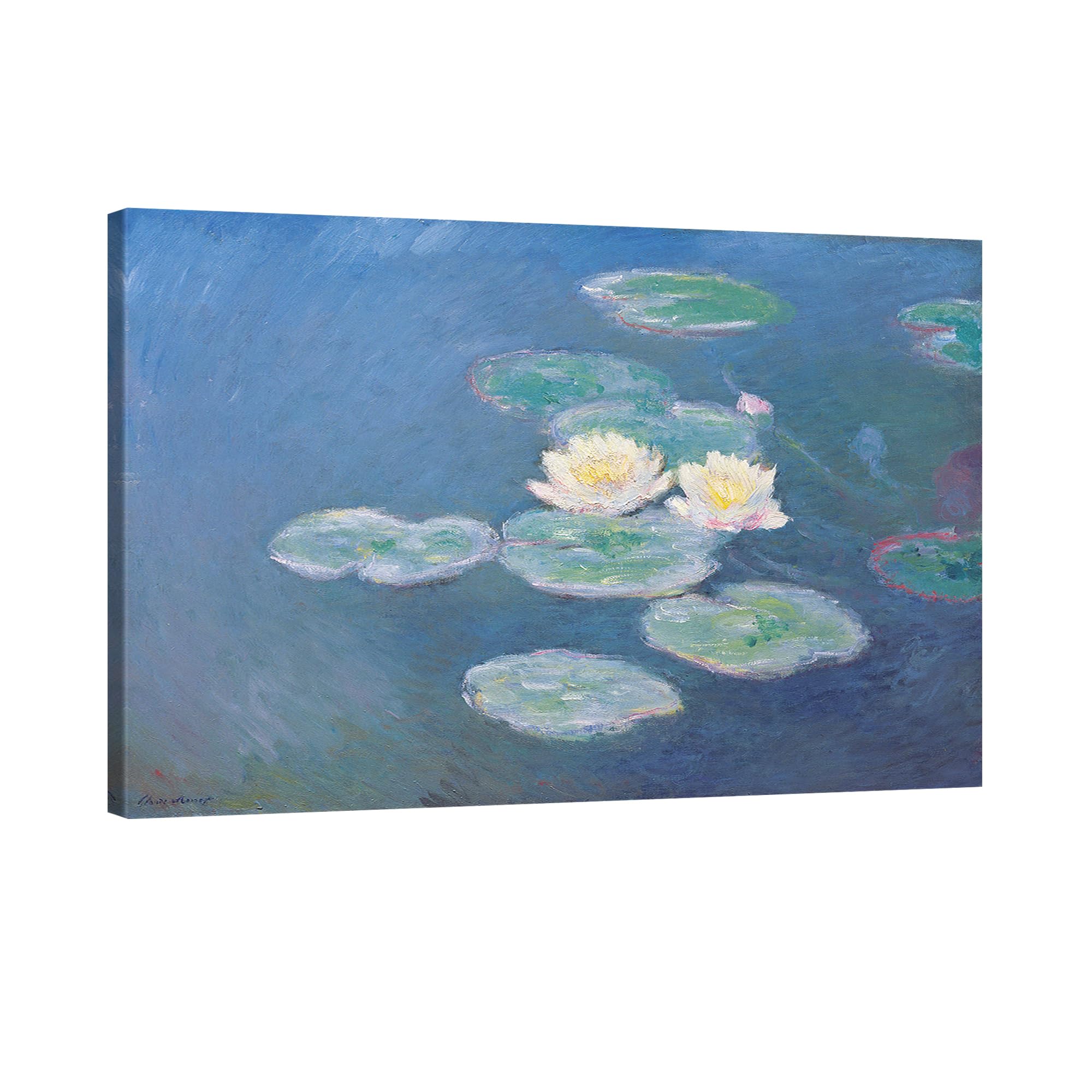 Amazon.co.jp: アートパネル モネ スイレン 油絵 レプリカ 装飾