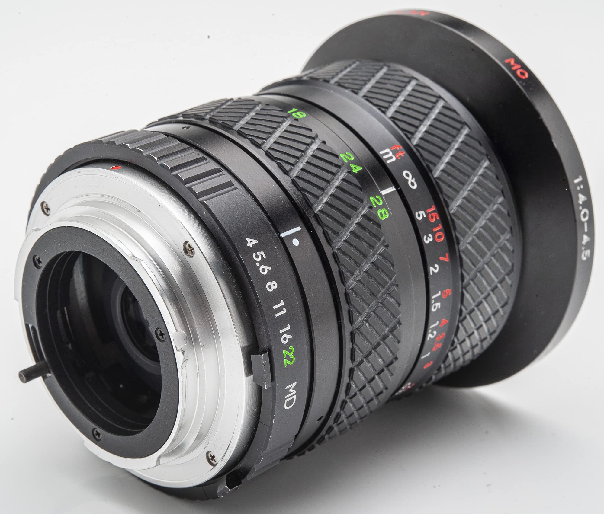Varioplan EXAKTA m42マウント f4-4.5 18-28mm レア？　EXAKTA MC Amazon.co.uk MC: MD Minolta 4.0-4.5 18-28mm レンズ(単焦点)